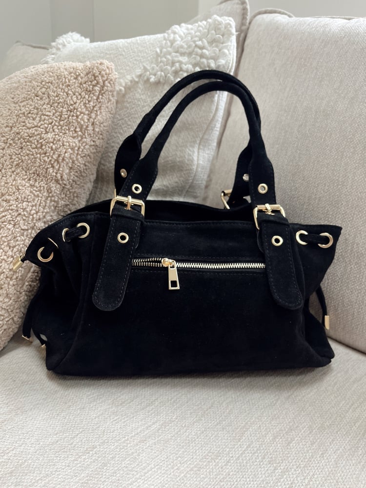 Sac suedine noir