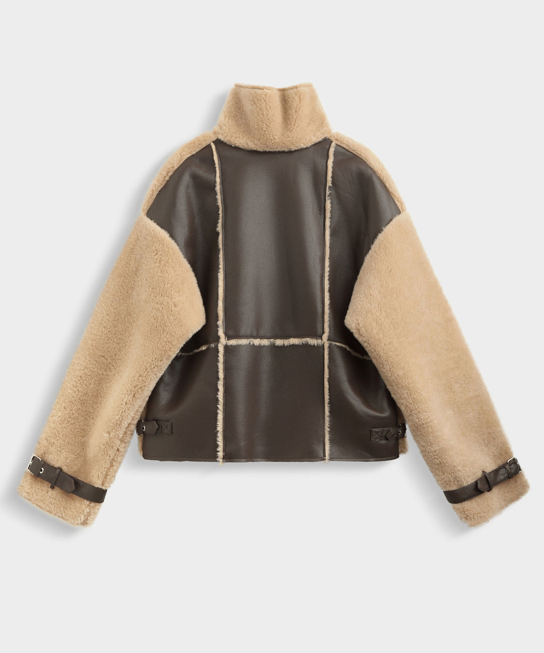 blouson aviateur bi matière