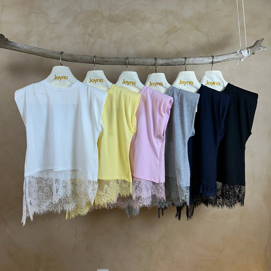 haut dentelle création parisienne