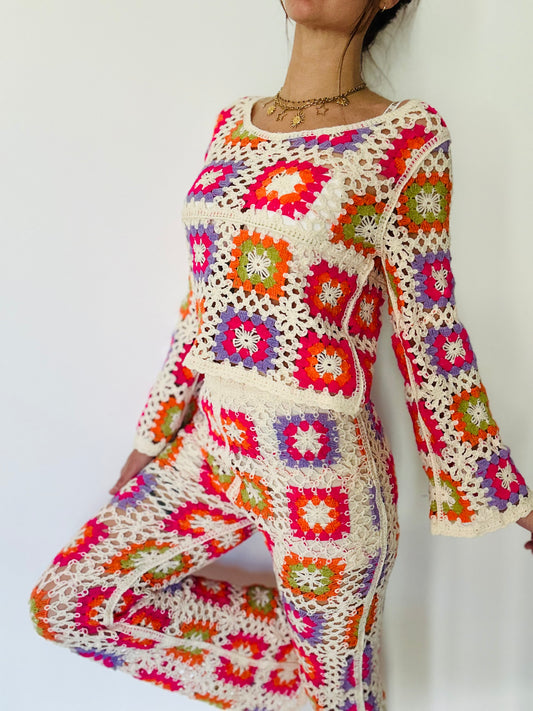 Pantalon crochet happy