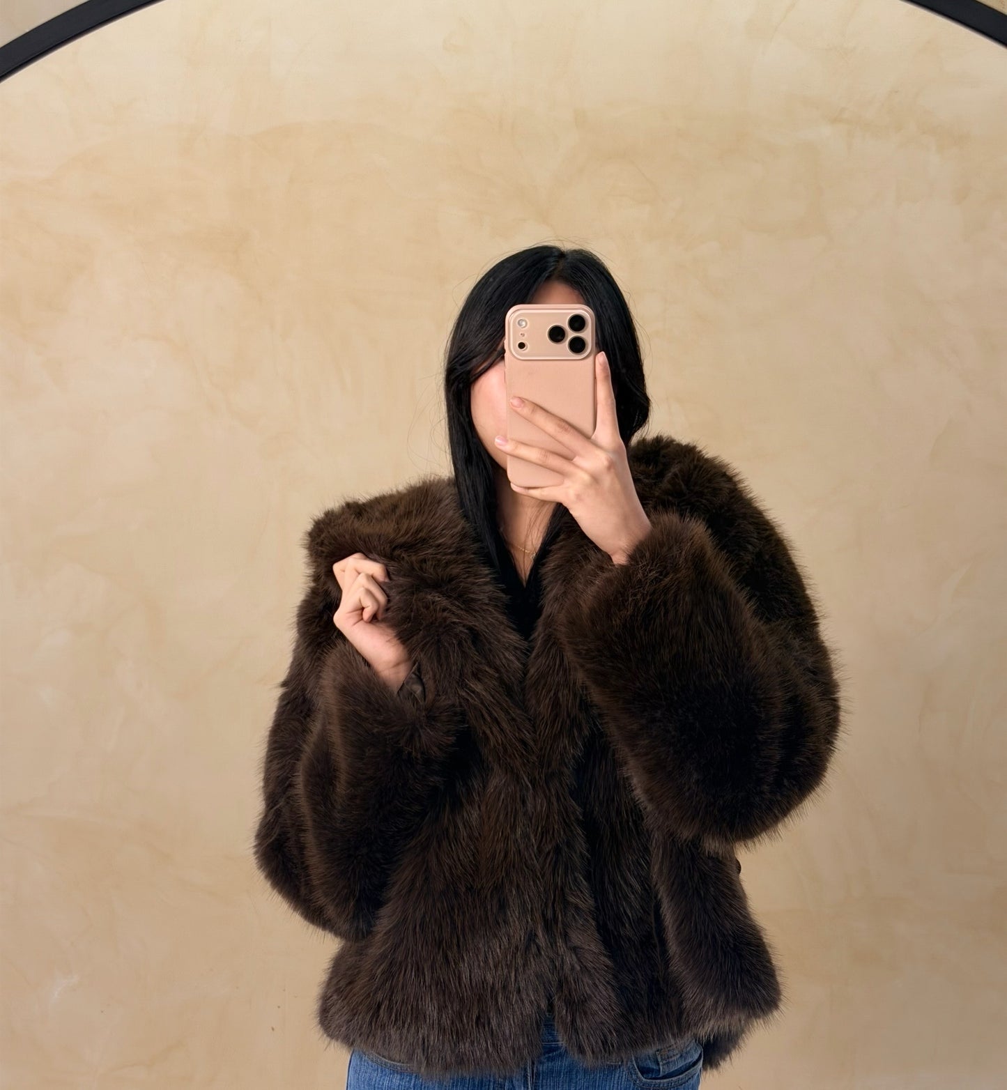 Fourrure capuche Nala