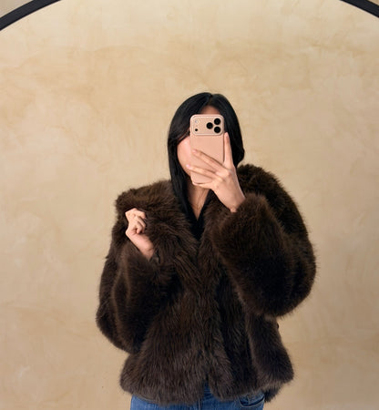 Fourrure capuche Nala