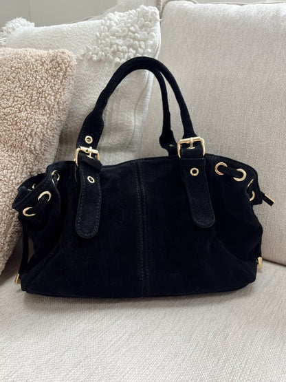 Sac suedine noir