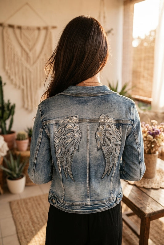Veste en jean angel