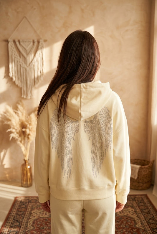 veste angel strass pastel