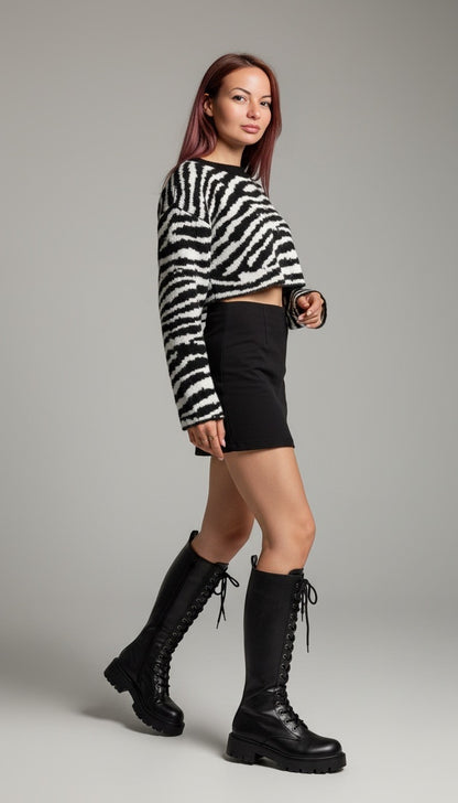 bottes à lacets Jade